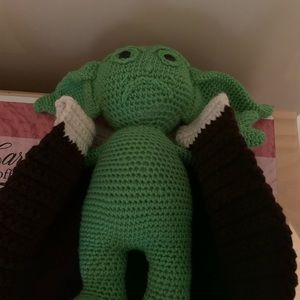 Yoda hand crocheted.